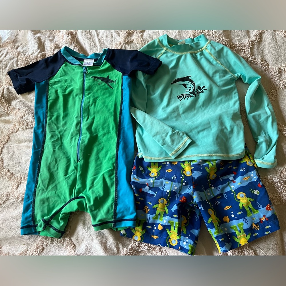 Toddler designer swimwear